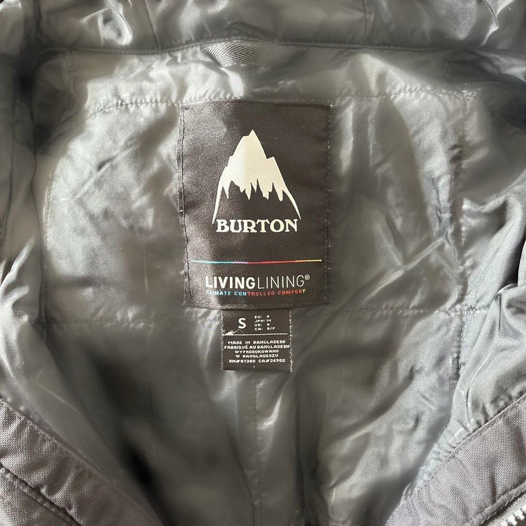 BURTON LIVING LINING フード付きウェア S/M ブラック