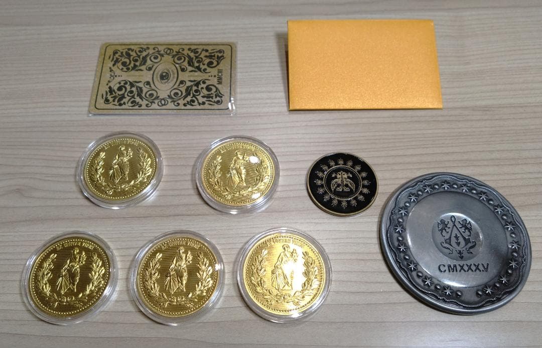 ジョンウィック 　ホテルカード・金貨5枚・裁決の・血の誓印セット