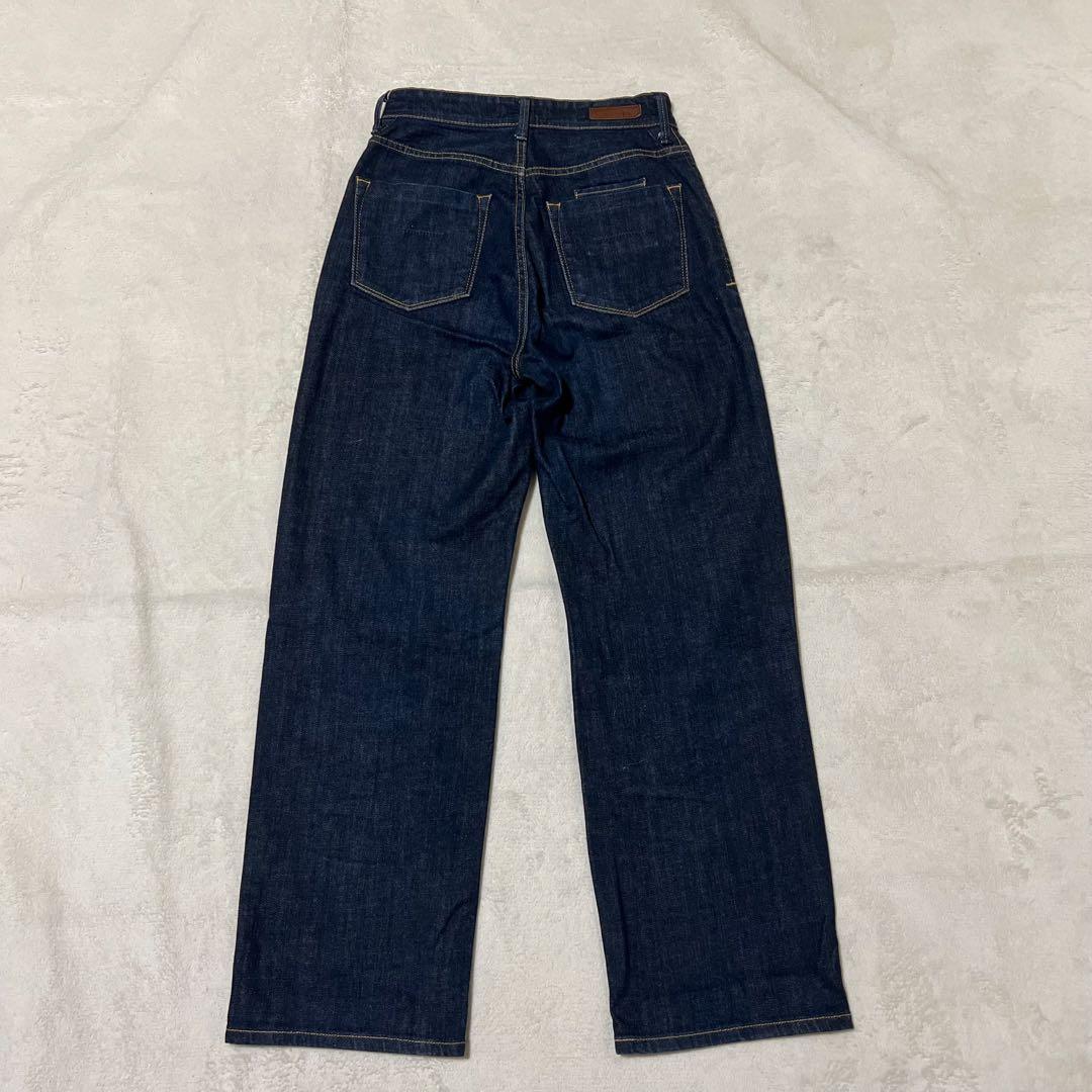 【美品】YANUK ヤヌーク LEA ボーイズストレート サイズ24 濃紺