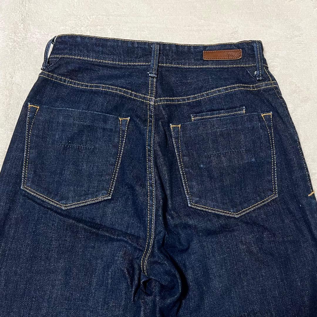 【美品】YANUK ヤヌーク LEA ボーイズストレート サイズ24 濃紺
