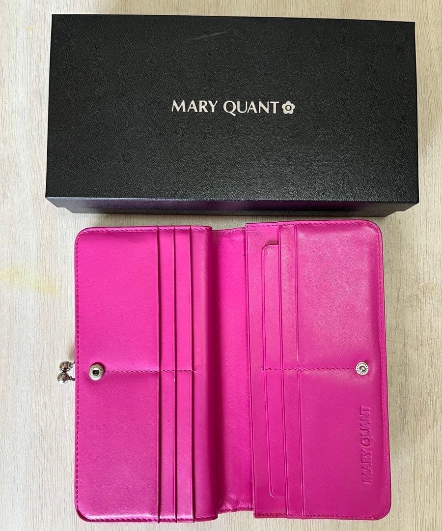 MARY QUANT ピンク 二つ折り財布