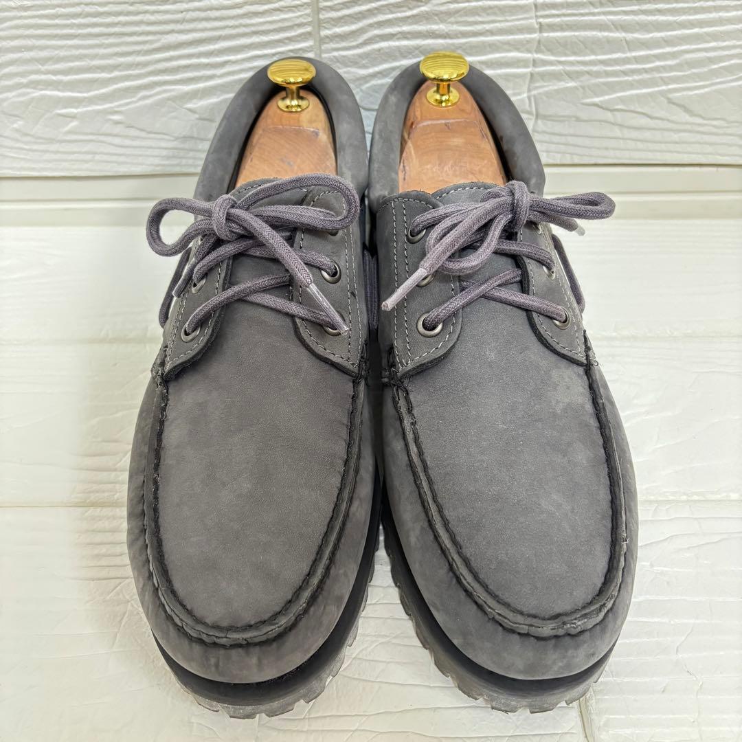 【未使用級】Timberland 3eyeデッキシューズ グレー 27cm