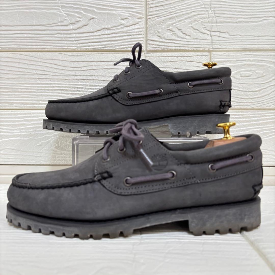 【未使用級】Timberland 3eyeデッキシューズ グレー 27cm