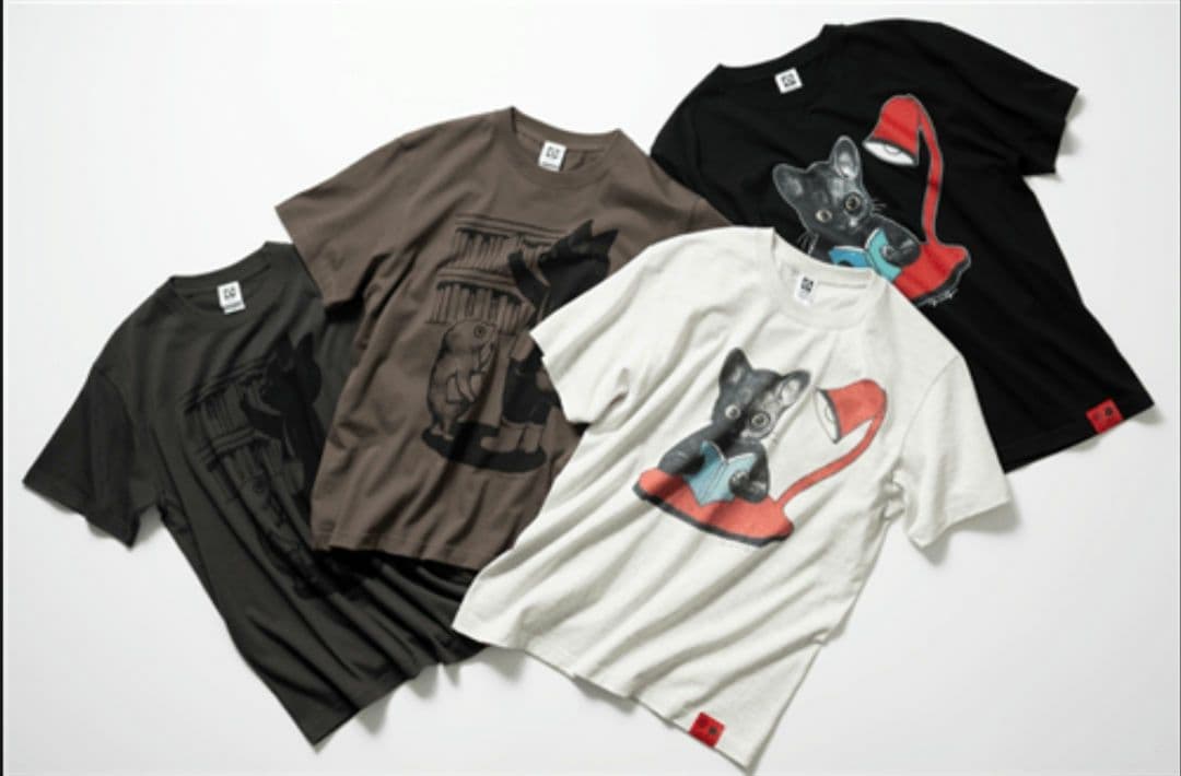 角川ホラー文庫30周年×ヒグチユウコ　Tシャツ　夜の読書（ブラック）　Lサイズ