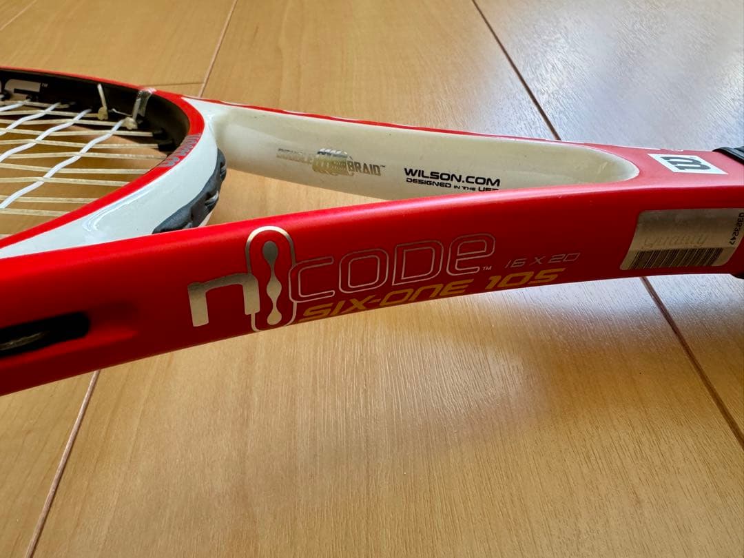 極めて美品Wilson ncode n6.1 105 グリップ3 投げ売り