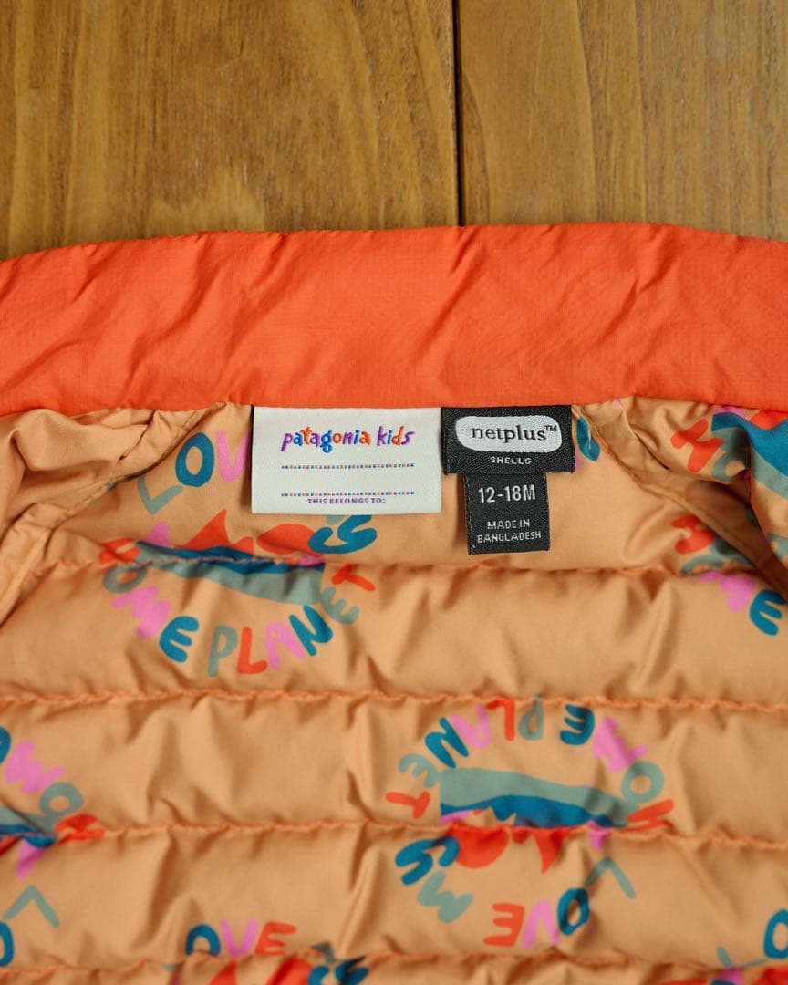 【ワンオーナー】Patagonia Kidsダウンセーター　 12-18m