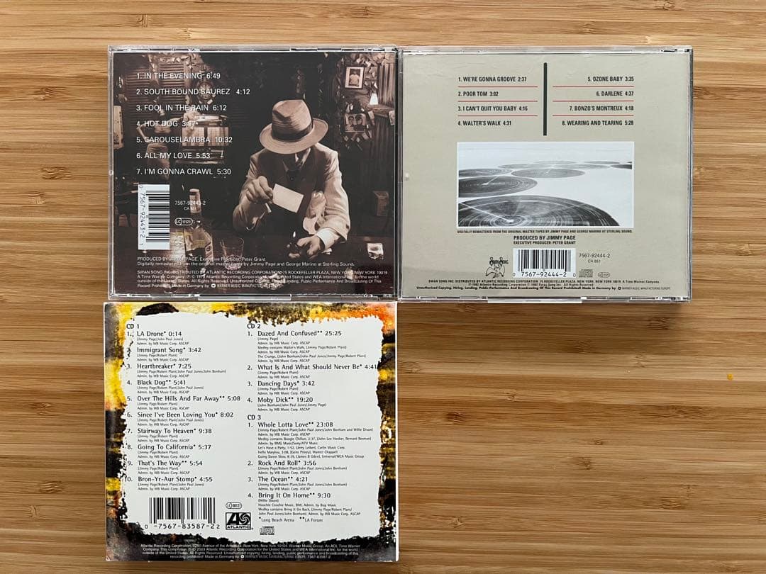Led Zeppelin コンプリートCDとソロ数枚