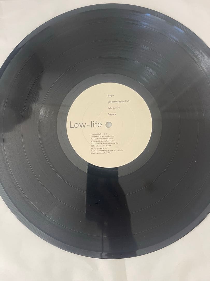 New Order ‎/ Low-Life LPレコード