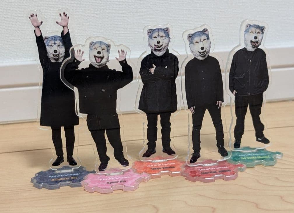 MAN WITH A MISSION アクリルスタンド 5体セット