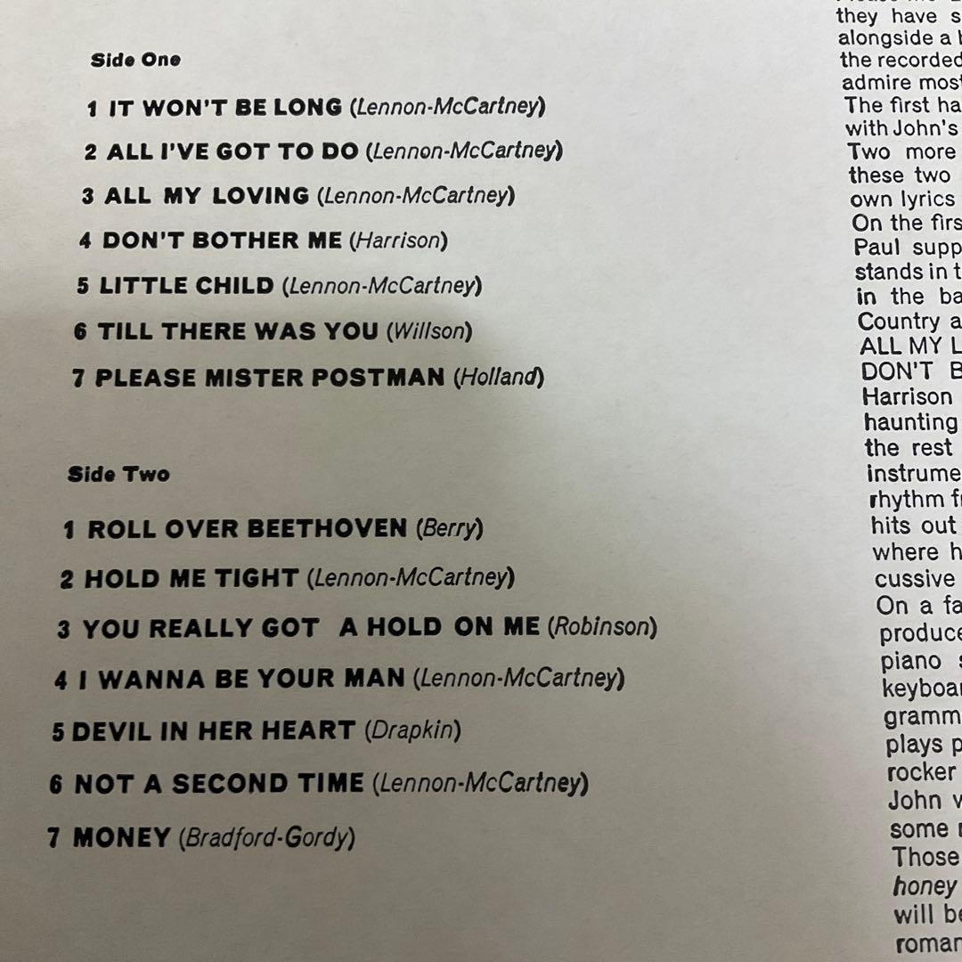 ビートルズ　with the beatles 英盤レコード