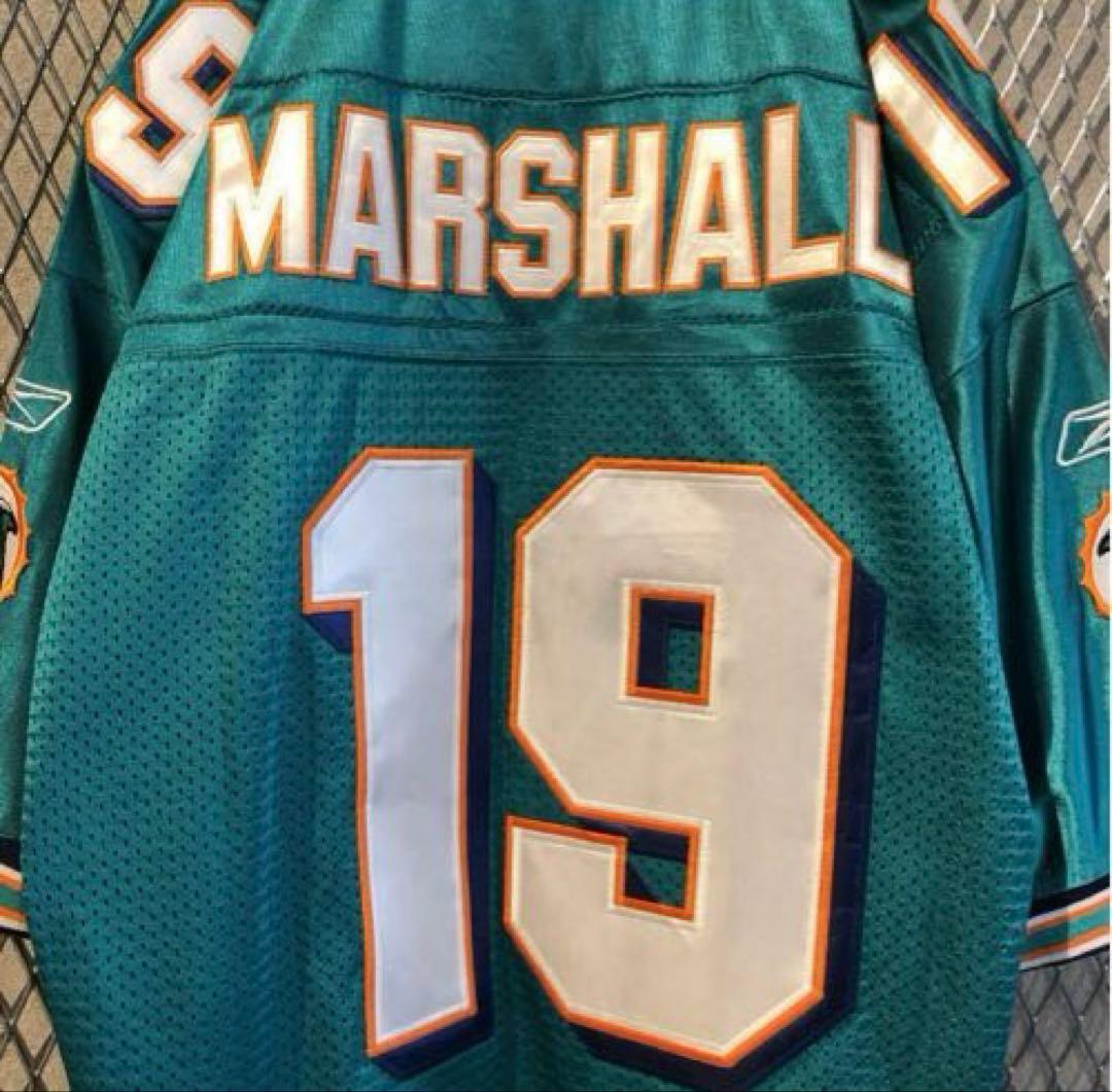 NFL DOLPHINS \"MARSHALL\" ゲームシャツ Reebok