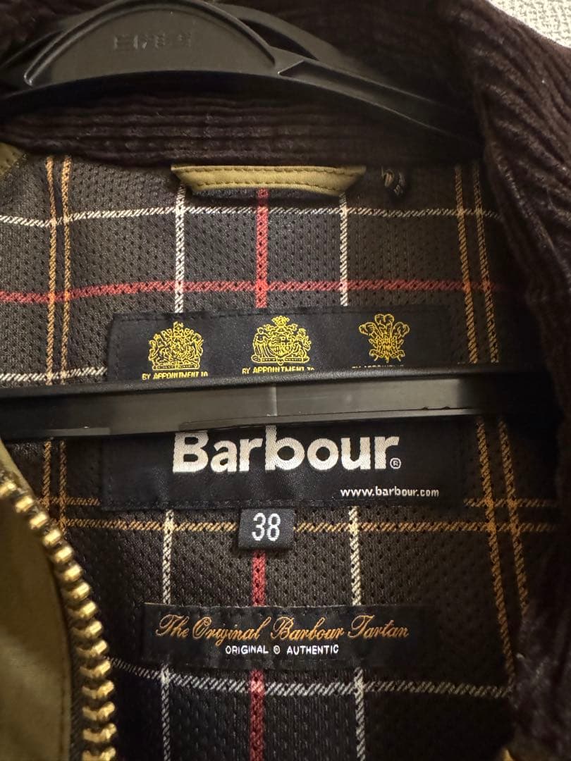 Barbour ビデイルピーチスキン　カーキ