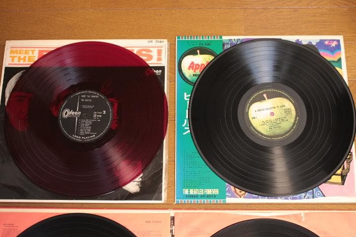 値下☆The Beatles レコード盤6枚中古品☆