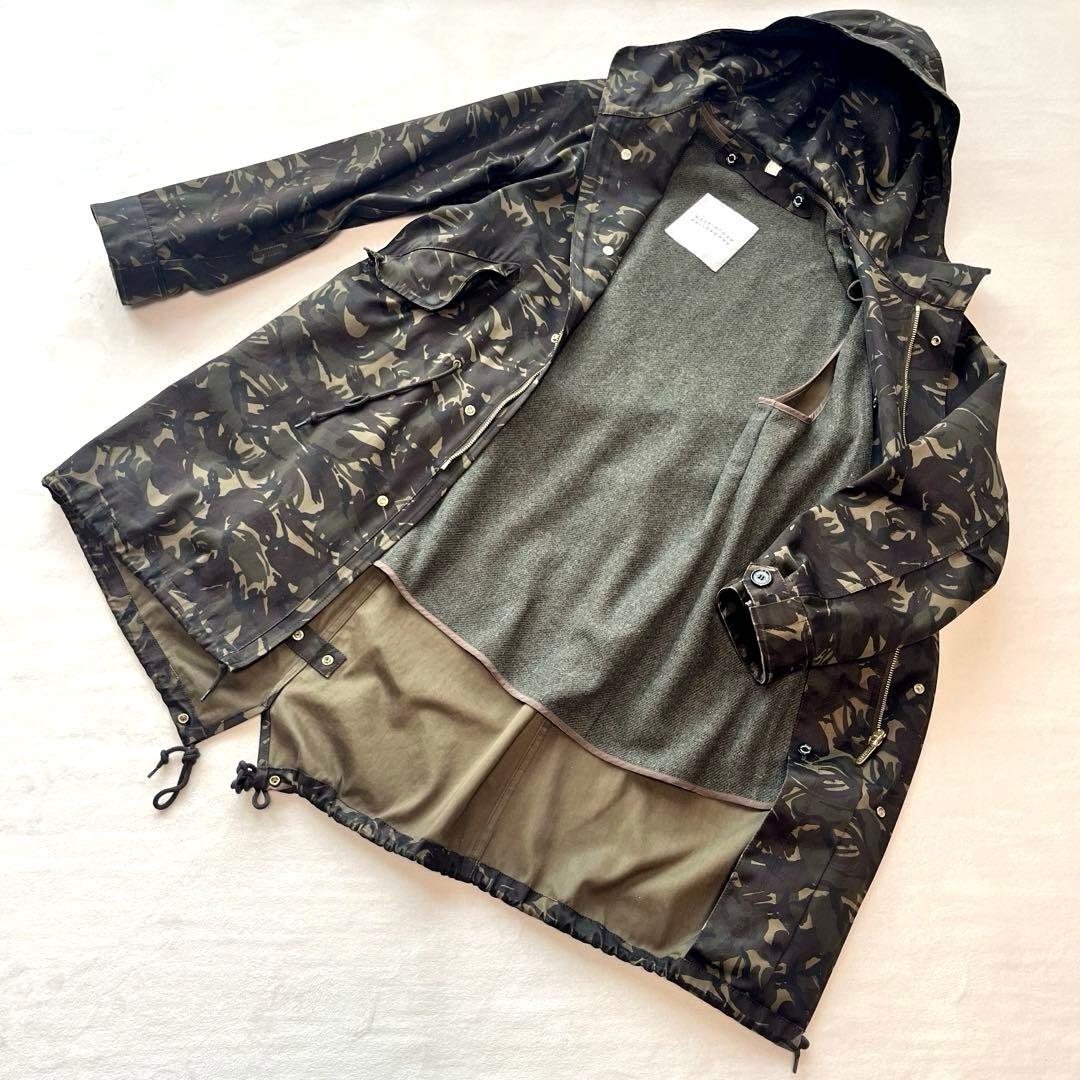 【美品】MACKINTOSH PHILOSOPHY モッズコート カモフラ柄 L