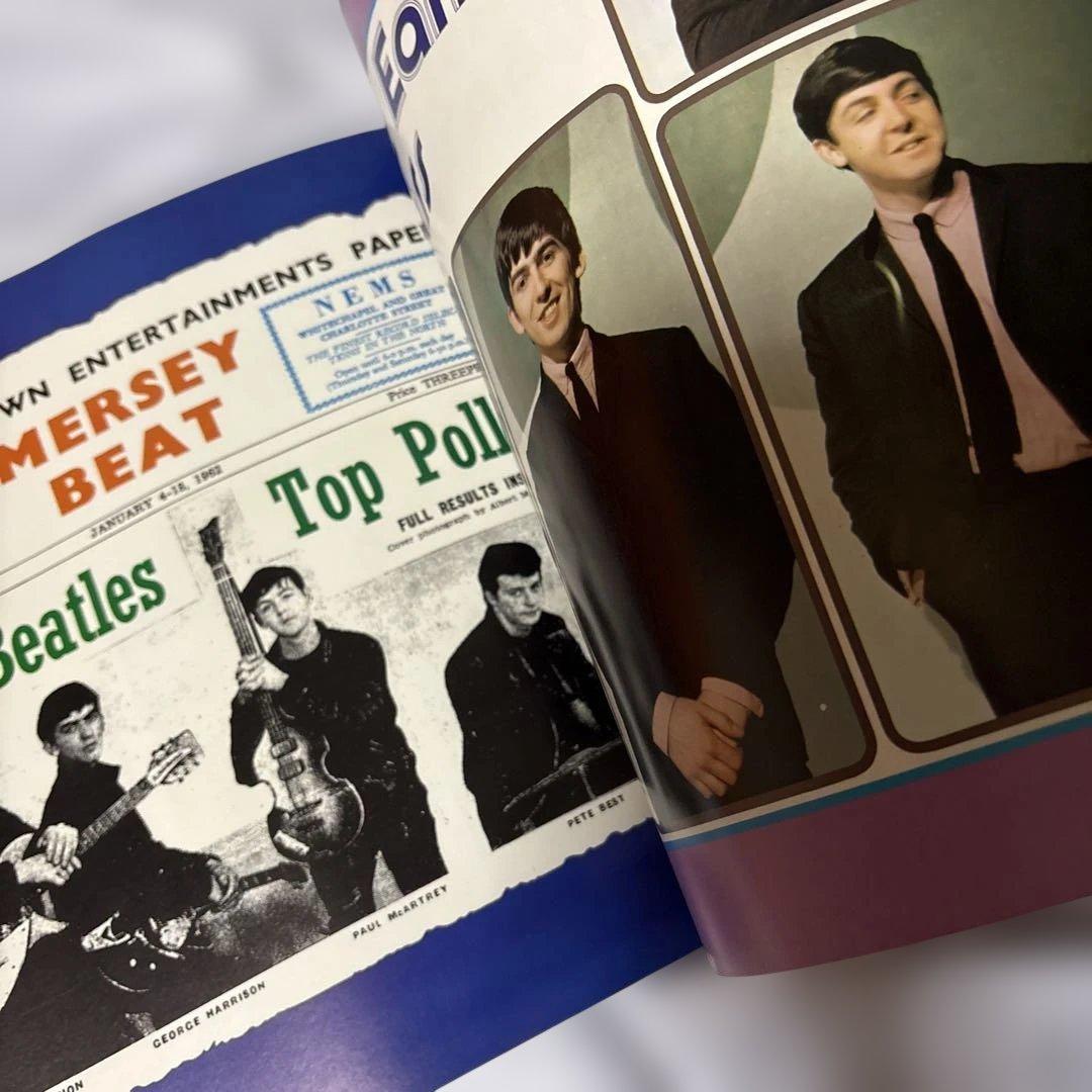 THE BEATLES イラスト　レコード