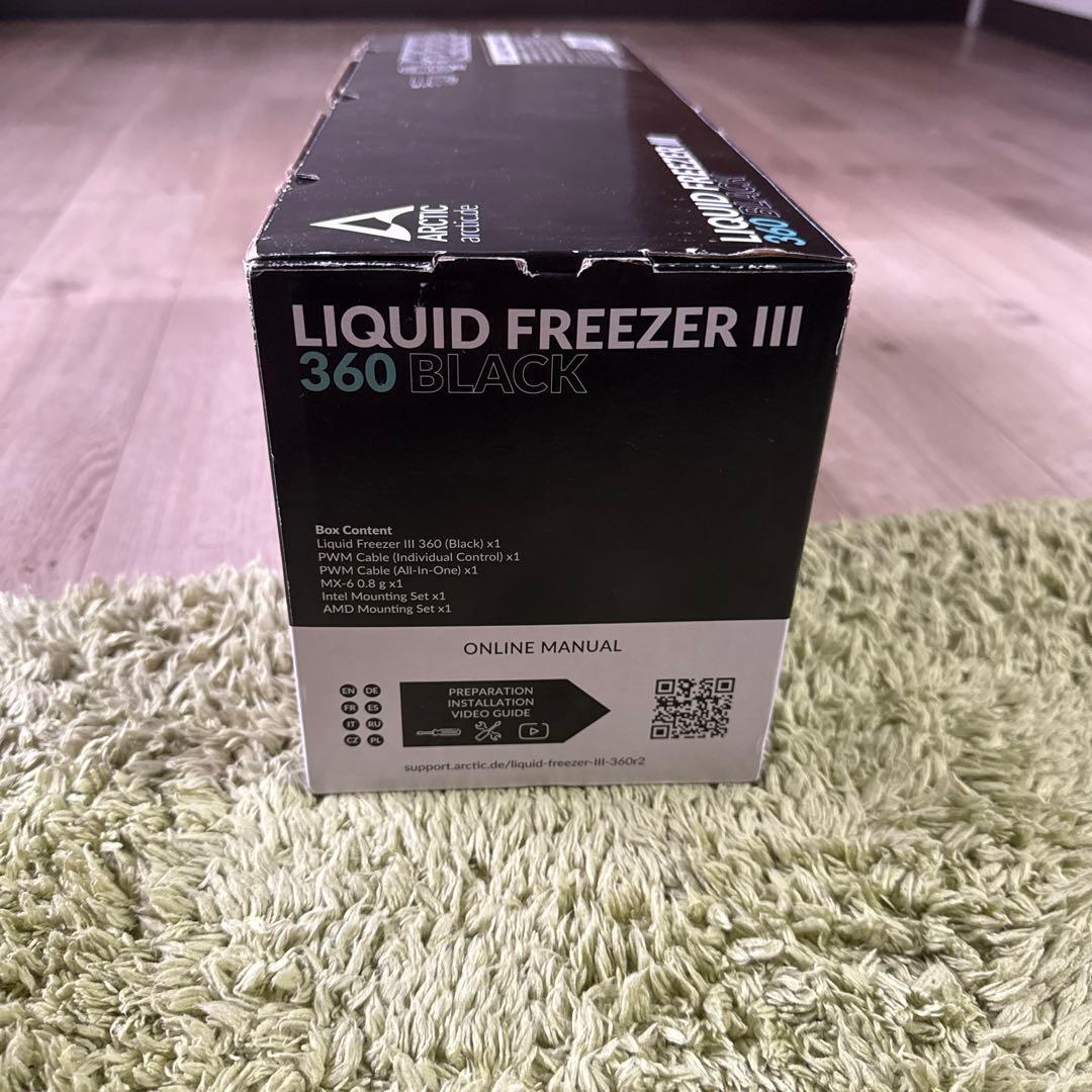 PC用ファン・クーラー ARCTIC LIQUID FREEZER III 360 BLACK