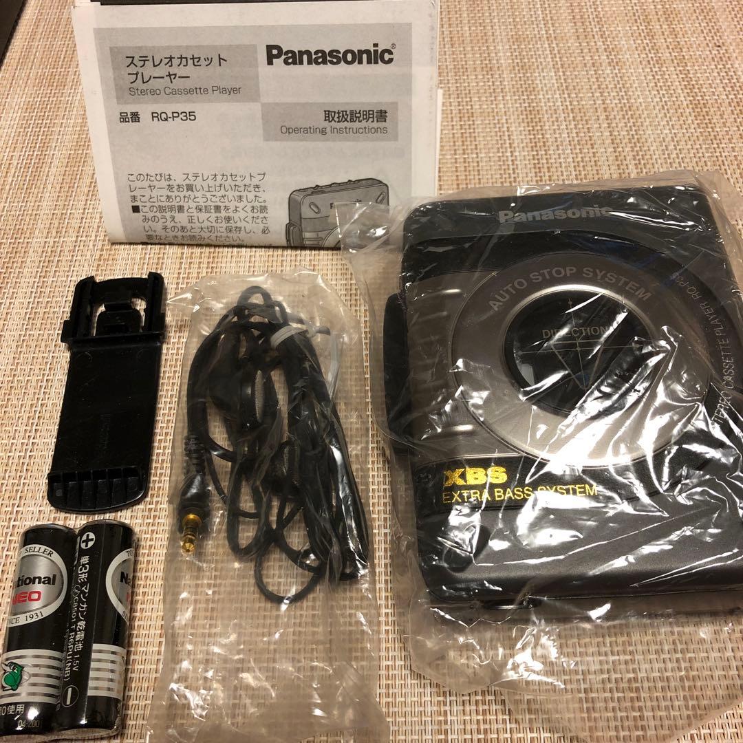 Panasonic RQ-P35-K カセットプレーヤー ブラック