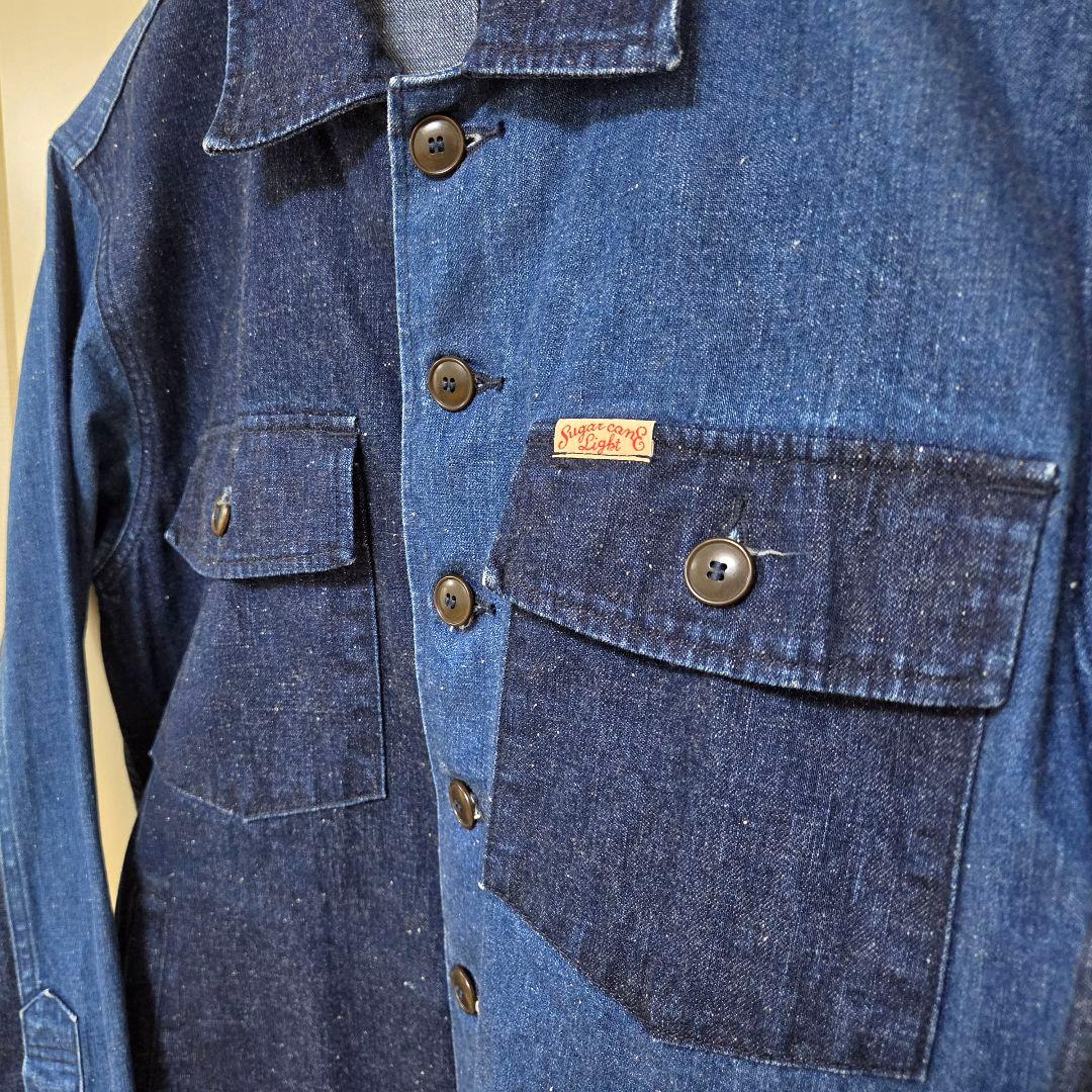 SUGAR CANE シュガーケーン 11oz.ネップデニム シャツジャケット