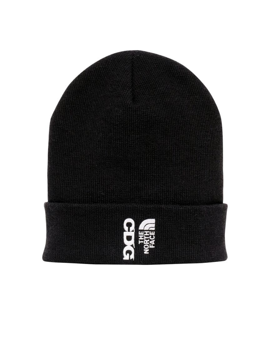 CDG✖️THE NORTH FACE ブラック ビーニー