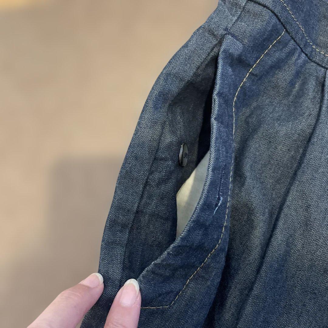 め*ぐ様 パラスパレス インディゴダークデニム キュロットパンツ