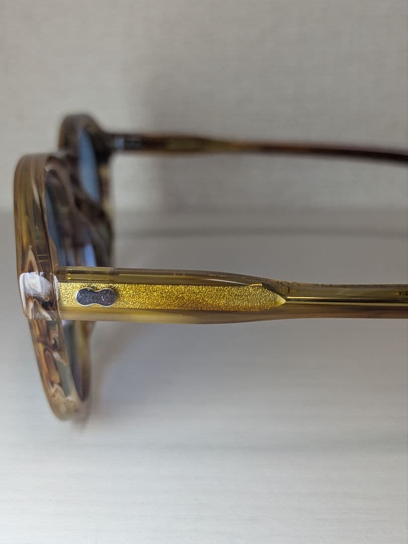 新品未使用 MOSCOT MILTZEN サングラス ブラウン×サックス