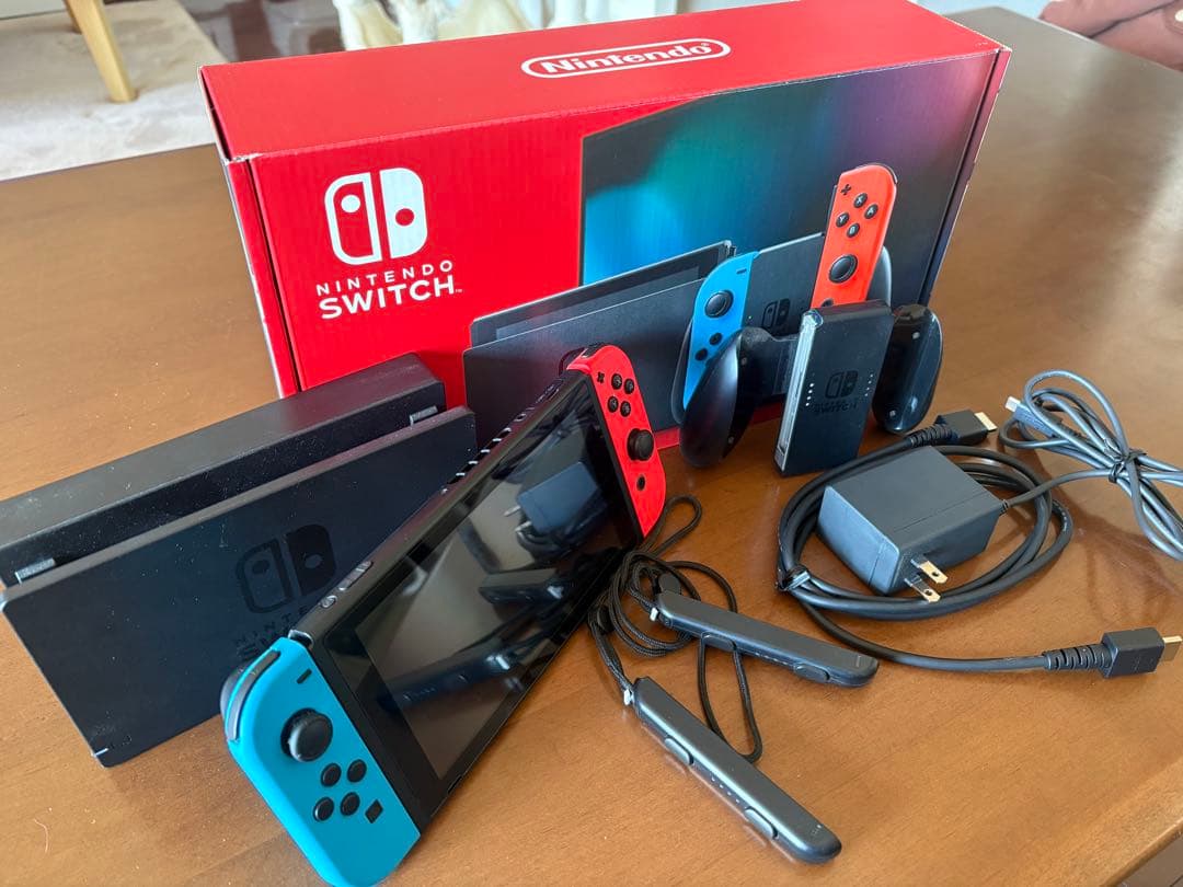 Nintendo Switch 青/赤 本体 ドック付き