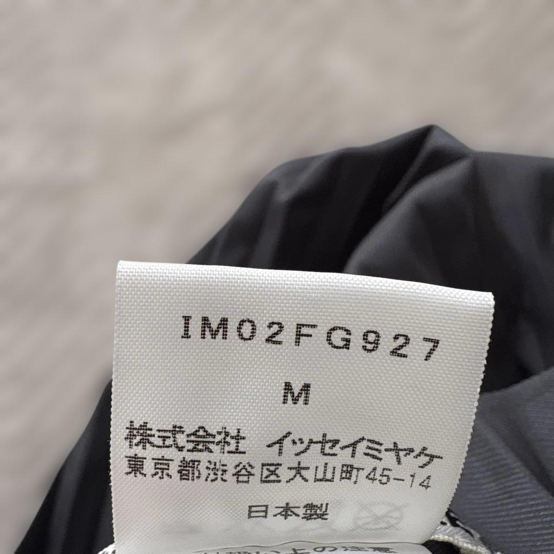 【バルーン型】美品　イッセイミヤケ　プリーツロングスカートM ダークグレー