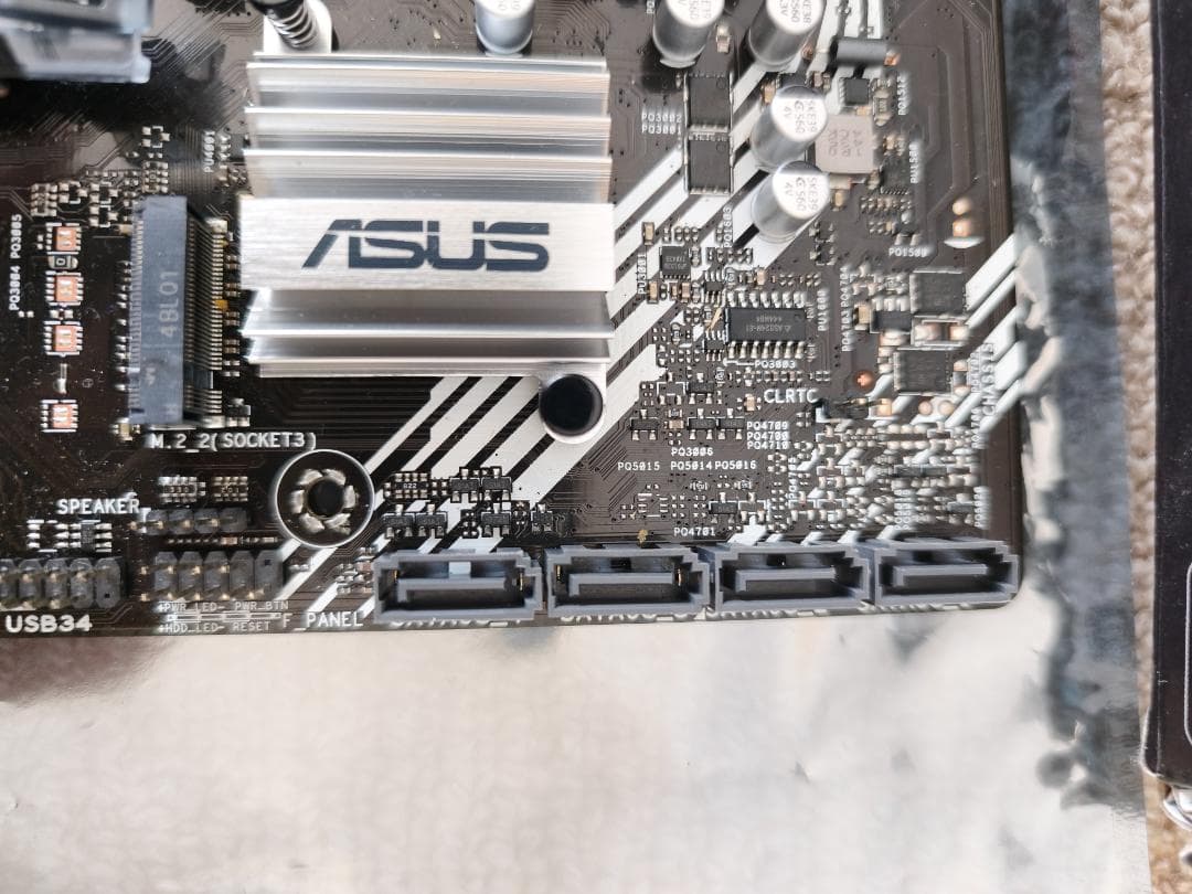 【動作順調】ASUS PRIME B550M-A（USB3.0増設カード付）