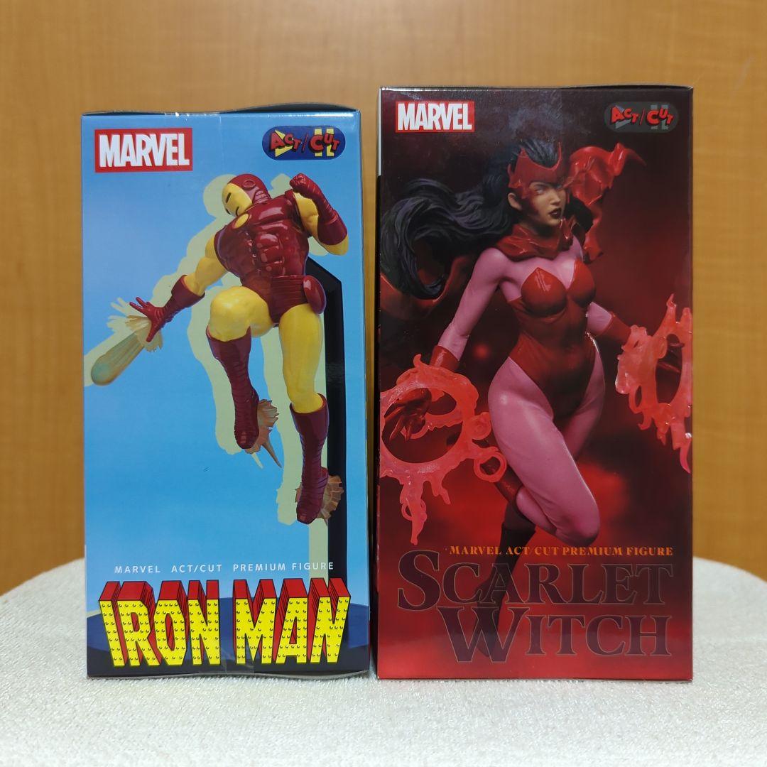 MARVEL　マーベル　ACT/CUT　プレミアムフィギュア　6種　おまけ付き