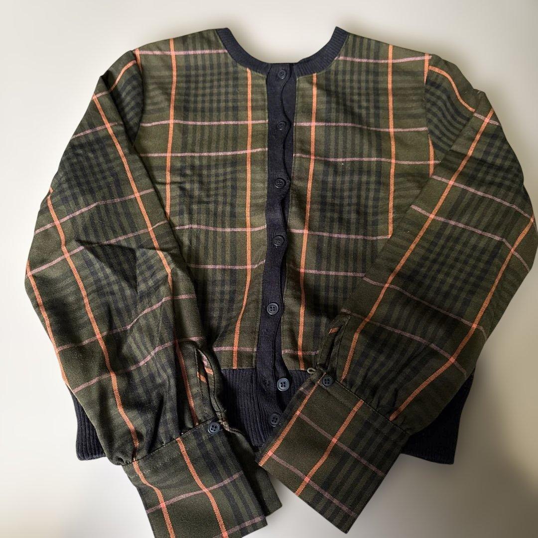 【美品】AMERI CHEERFUL CHECK TOP チェック トップス