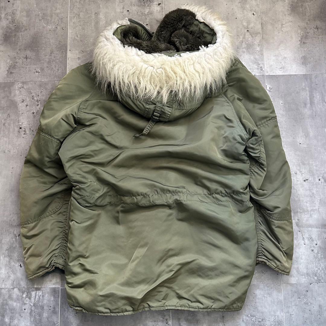 90s alpha industries N-3B 旧ロゴ フライトジャケット