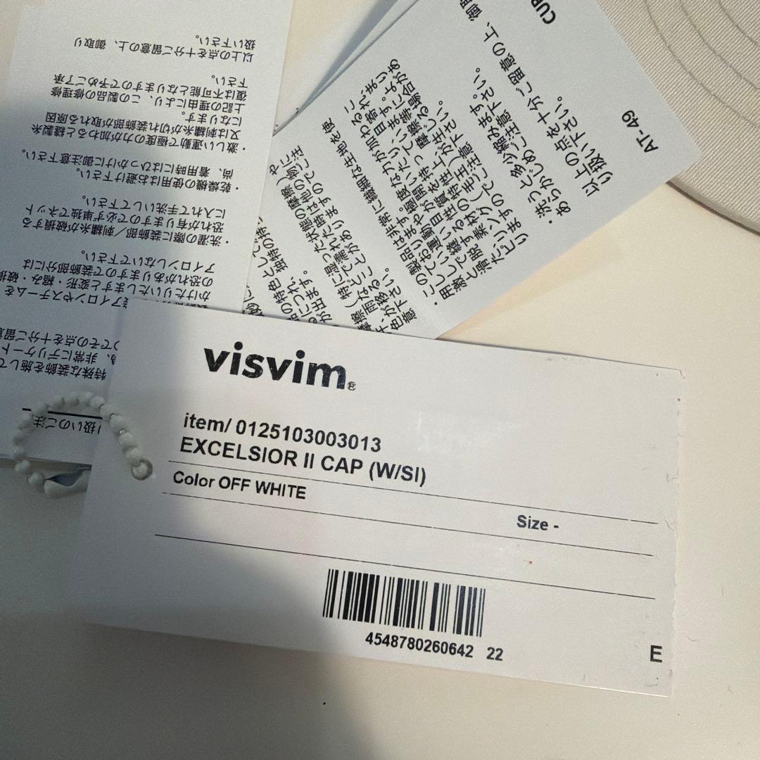 帽子 visvim EXCELSIOR II CAP (WSI) OFF WHITE