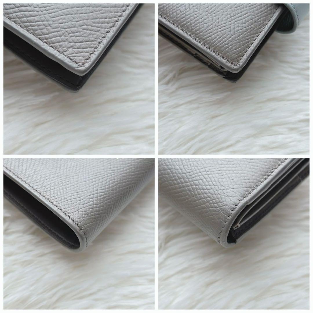 付属品付✨️CELINE 二つ折り財布 スモールストラップウォレット グレージュ