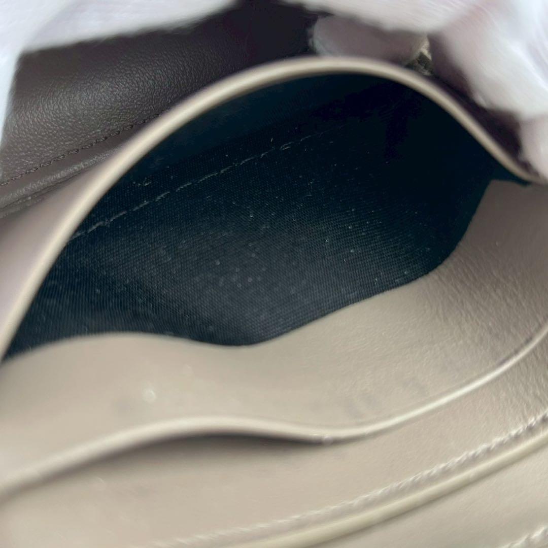 付属品付✨️CELINE 二つ折り財布 スモールストラップウォレット グレージュ