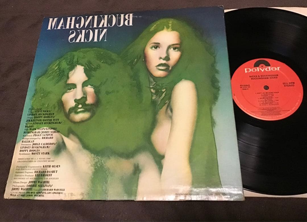 高音質❣️US LP『バッキンガム・ニックス　BUCKINGHAM NICKS』