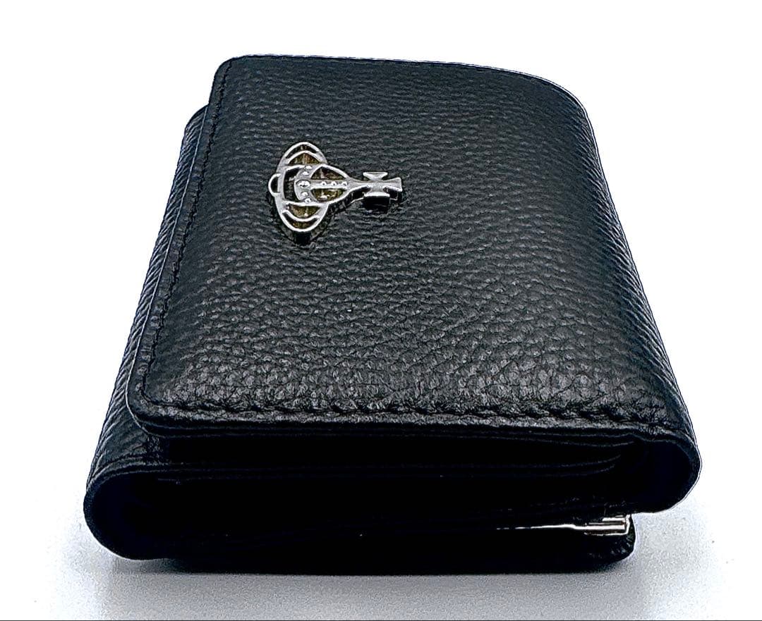 【新品✦素敵】Vivienne Westwood 三つ折り財布 ブラック/ 人気