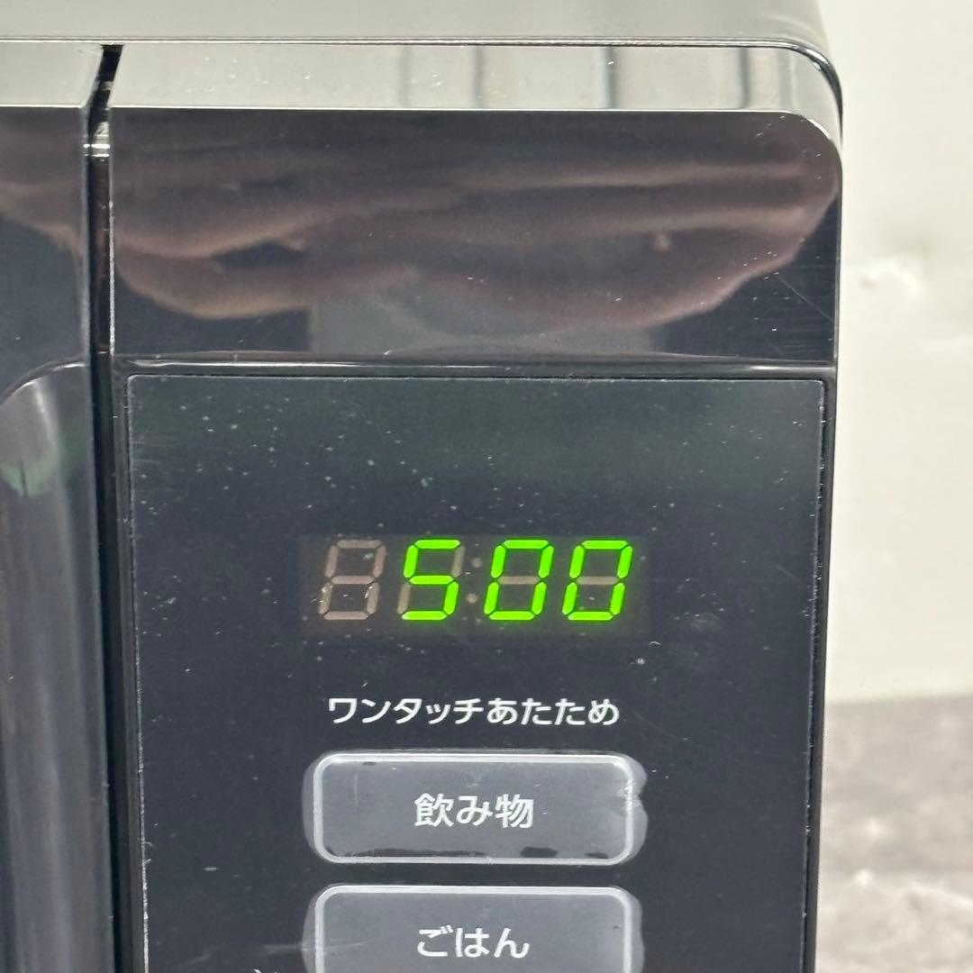 ω送料込！2022年製アイリスオーヤマ フラット電子レンジ PMB-F186-B