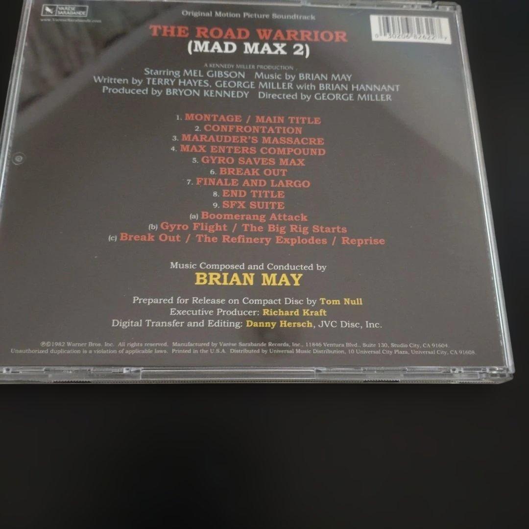 THE ROAD WARRIOR (MAD MAX 2) サウンドトラック CD