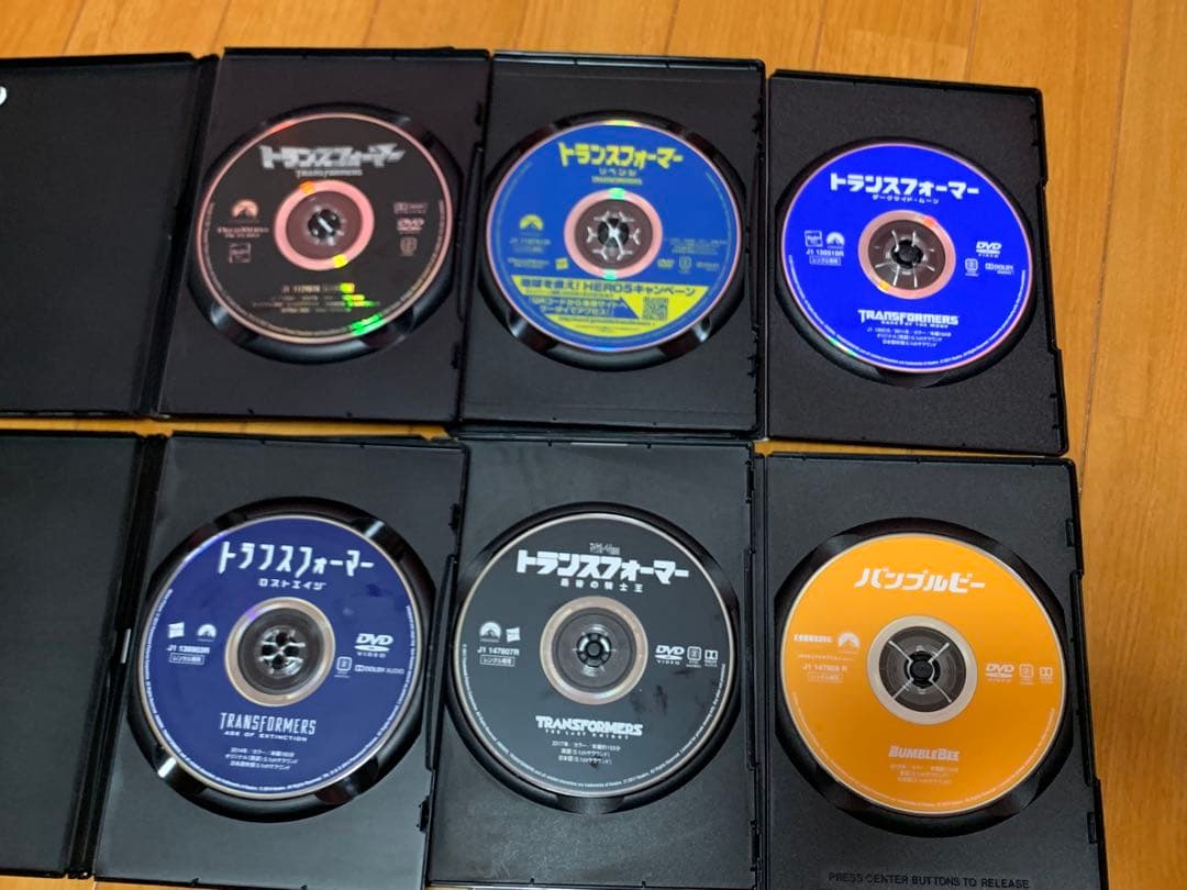 【送料無料】トランスフォーマー DVD 7点セット マイケルペレ スピルバーグ
