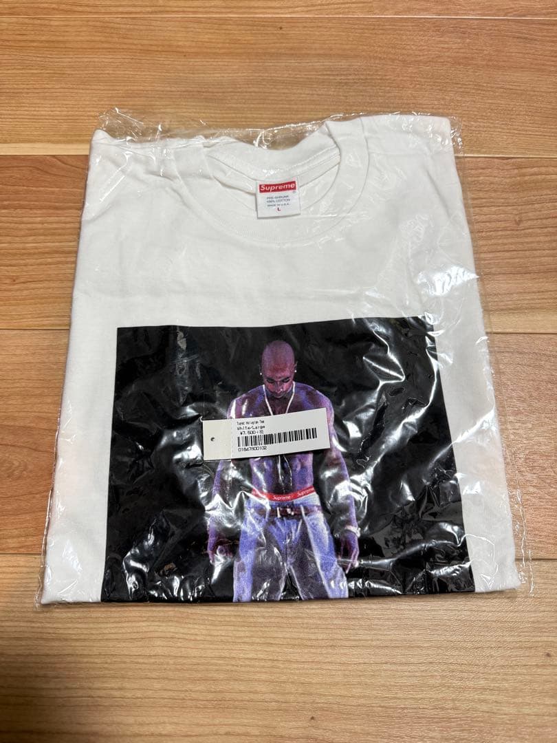 白L Supreme Tupac Hologram Tee 20ss 2pac