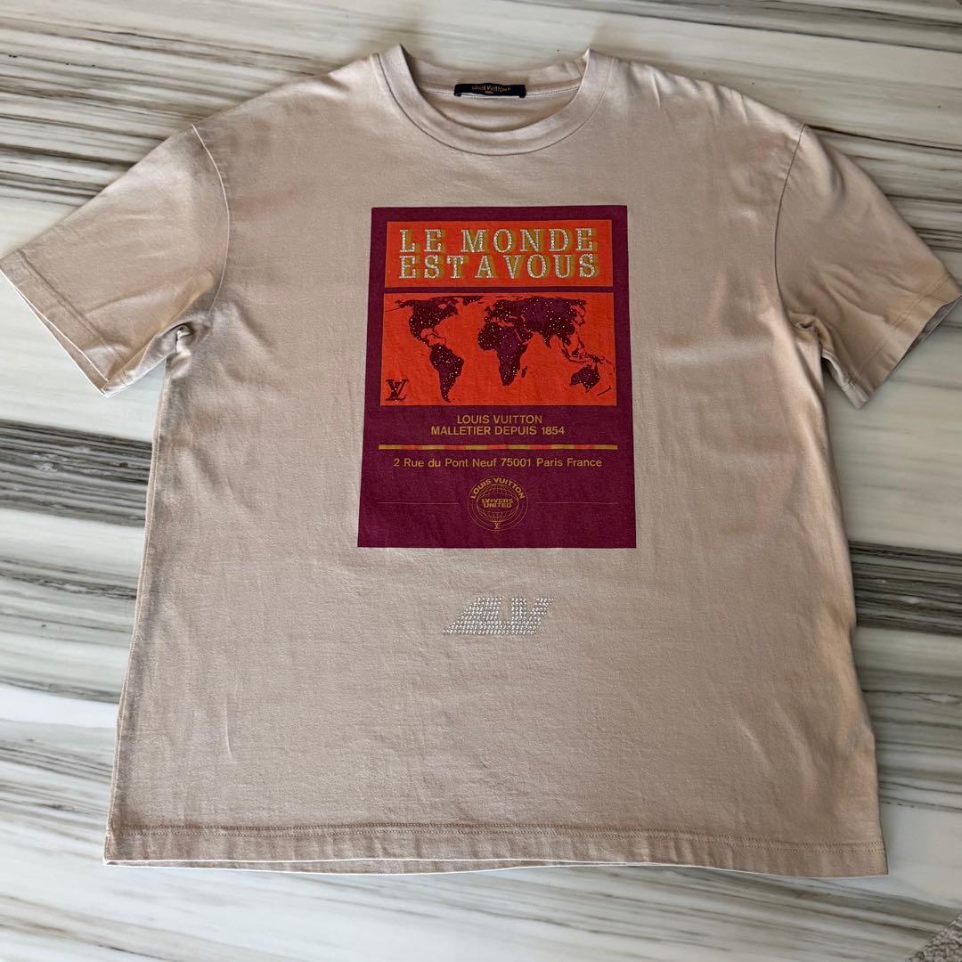 25ss エンベリッシュド グラフィックコットンTシャツ