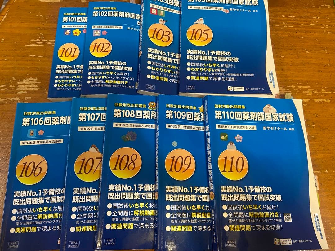 薬剤師国家試験　回数別頻出問題集