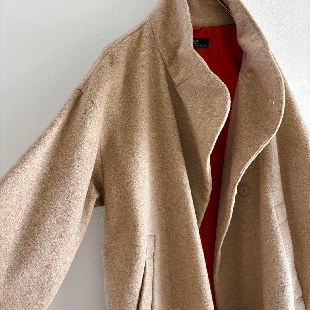 ★ZARA★ デザインベージュロングコート