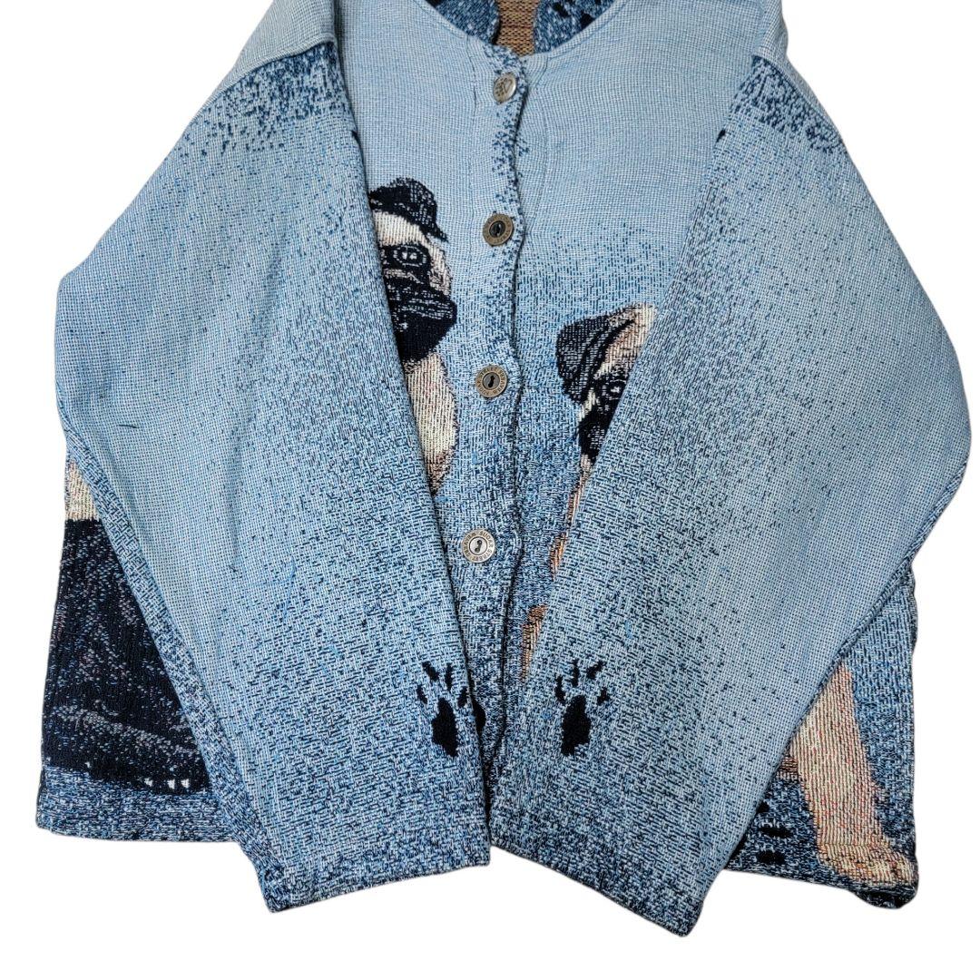 希少 USA製 SUGAR STREET WEAVERS ゴブラン PUG パグ