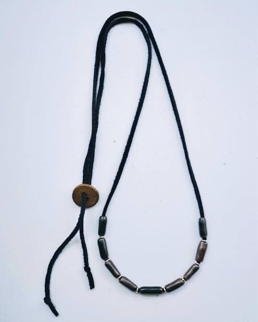 アクセサリー satou touki beads 2way necklace sabi