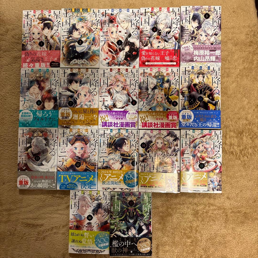 星降る王国のニナ17巻セット