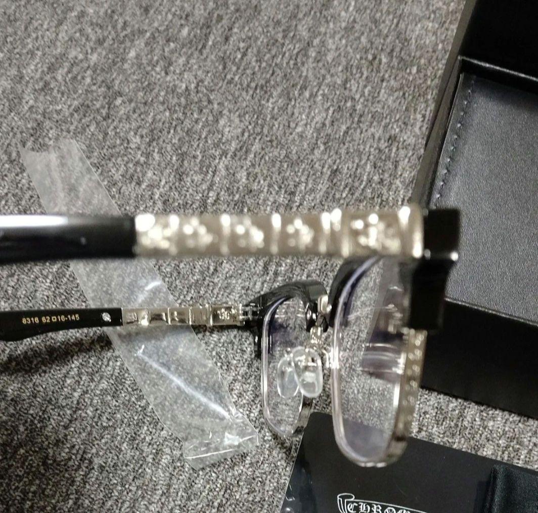 ボストン型伊達メガネクロムハーツ