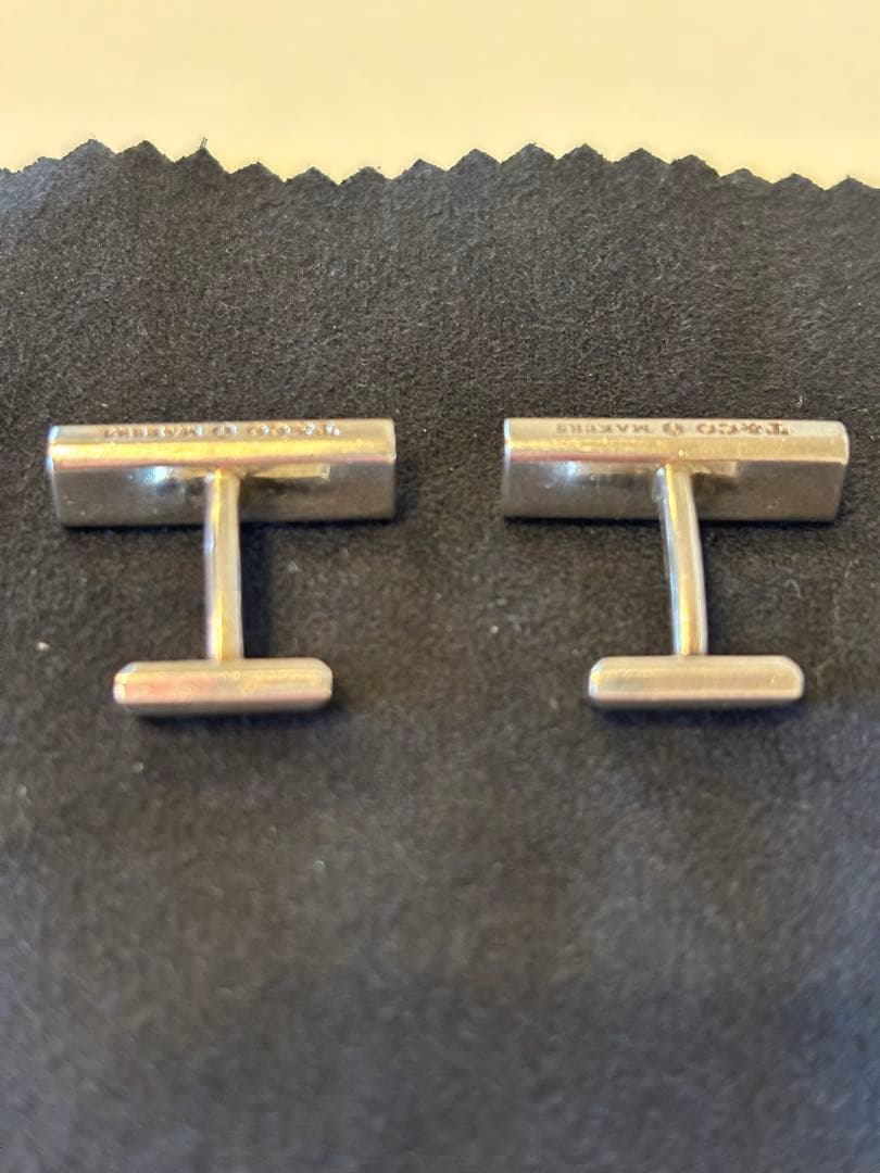 T&CO シルバー カフリンクス