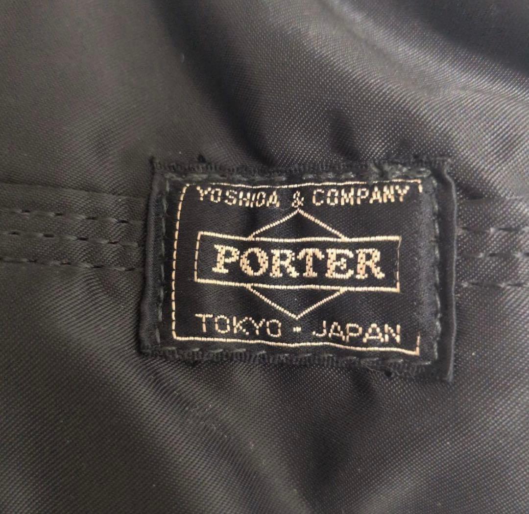 PORTER ミニボストンバッグL ブラック　タンカー　ポーター
