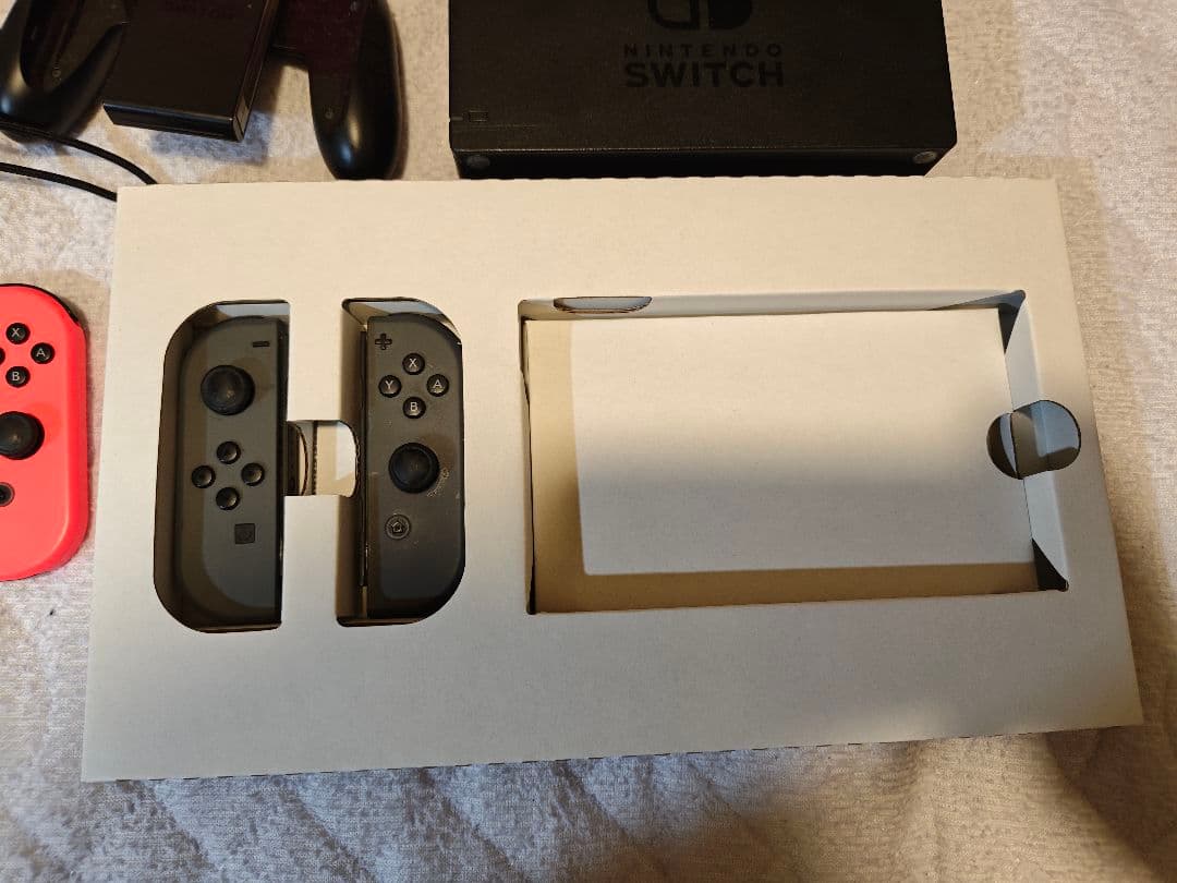 Nintendo Switch ネオンブルー/ネオンレッド 付属品完品